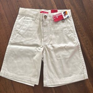 New Boys One Kid Brand  Light Khaki Straight Leg Shorts